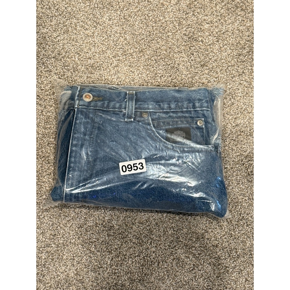 Harley Davidson Cut-Off Shorts Women 14R Blue Denim Cotton 5 Pockets Classic Fit - Picture 7 of 7